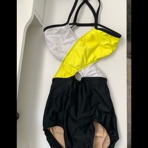 Custom Ilogear crisscrossing leo with open back